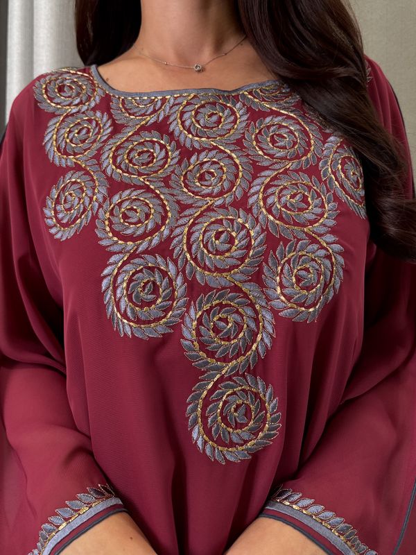 Chiffon Machine Embroidery